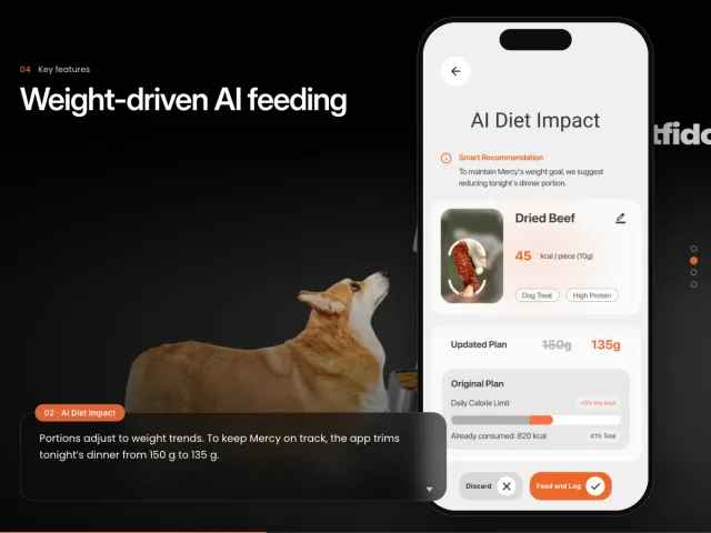 Fitfido case study scene built with AI-assisted code