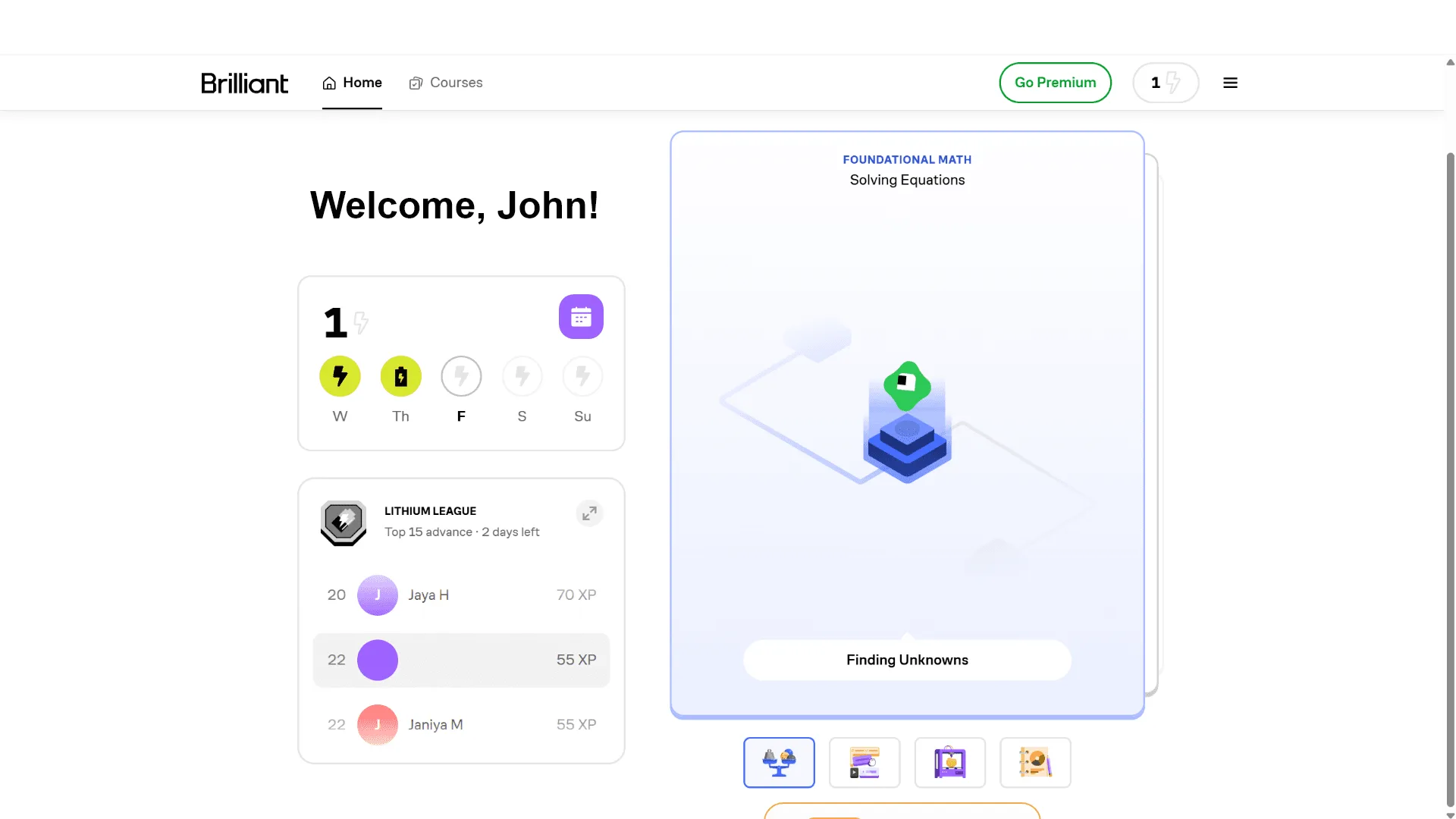 Brilliant redesign screen
