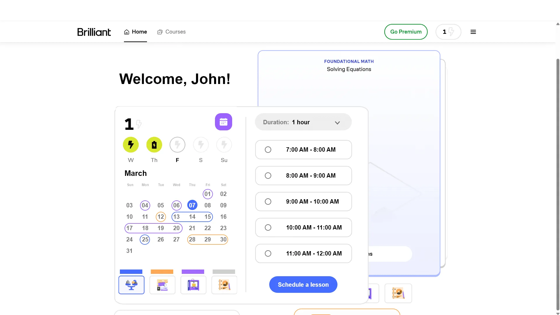Brilliant redesign screen