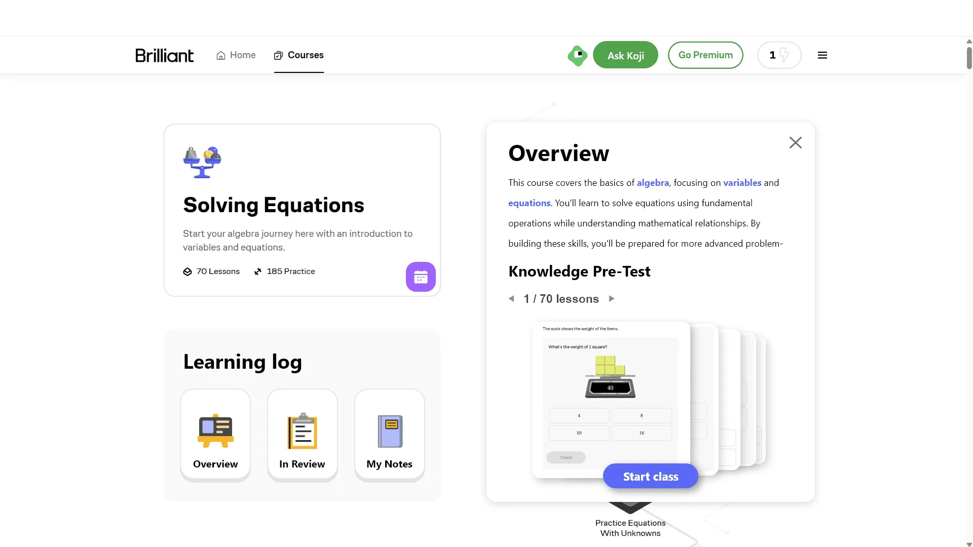 Brilliant redesign screen
