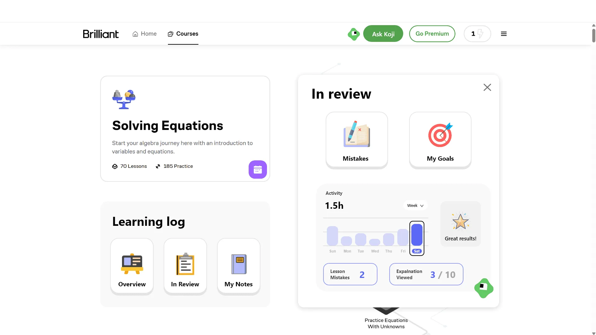 Brilliant redesign screen
