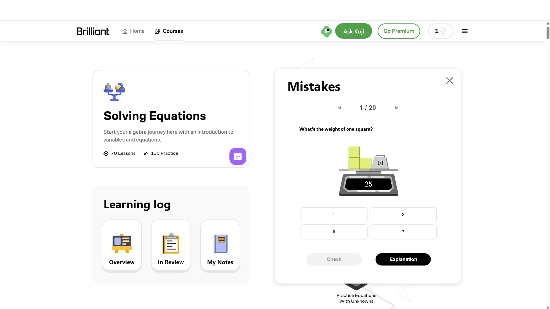 Brilliant redesign screen